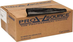 PRO-SOURCE - 1.65 mil Thick, Heavy-Duty Trash Bags - 40" Wide x 46" High, Black - Caliber Tooling