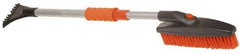 Value Collection - 42" Long Telescoping Swivel Snowbrush & Ice Scraper - Plastic/Metal - Caliber Tooling