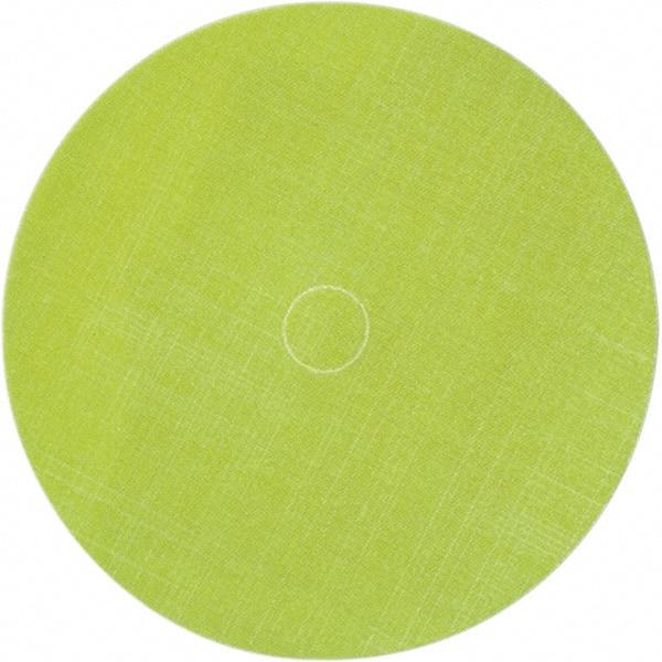 3M - 6" Diam, 35 Grit Trizact Aluminum Oxide Adhesive PSA Disc - Extra Fine Grade, Green, Polyester Backing, Flexible, Use with Random Orbital Sanders - Caliber Tooling