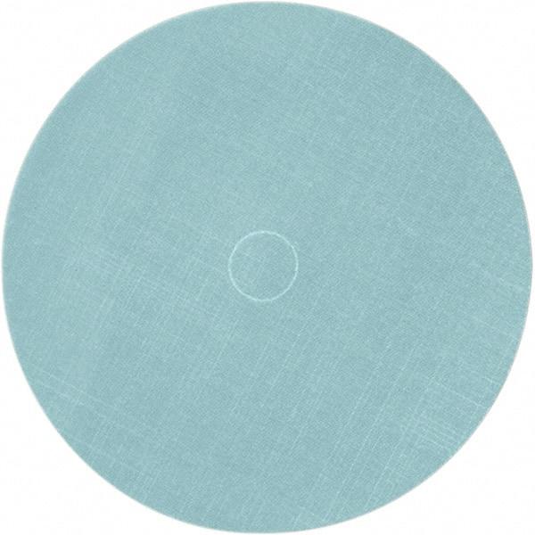 3M - 6" Diam, 10 Grit Trizact Aluminum Oxide Adhesive PSA Disc - Ultra Fine Grade, Blue, Polyester Backing, Flexible, Use with Random Orbital Sanders - Caliber Tooling