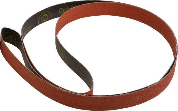 3M - 1" Wide x 72" OAL, 60 Grit, Ceramic Abrasive Belt - Ceramic, Medium, Coated, YF Weighted Cloth Backing, Wet/Dry, Series 777F - Caliber Tooling