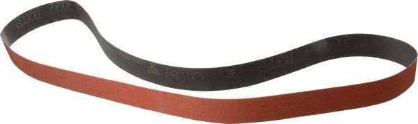 3M - 1-1/2" Wide x 60" OAL, 80 Grit, Ceramic Abrasive Belt - Ceramic, Medium, Coated, YF Weighted Cloth Backing, Wet/Dry, Series 777F - Caliber Tooling