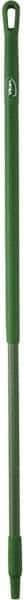 Vikan - 51 x 1-1/4" Fiberglass Squeegee Handle - European Threaded Connection, Green - Caliber Tooling