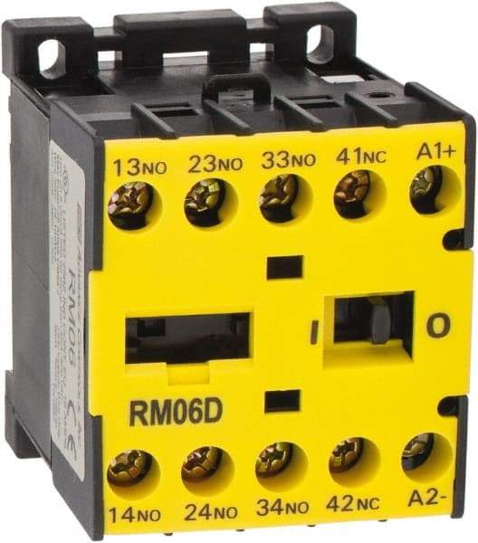 ACI - 4 Pole, 3NO/NC, 110 VAC Control Relay - 16 Amps, 600 VDC - Caliber Tooling