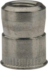 RivetKing - M6x1.00 Metric Coarse, Zinc-Plated, Steel Knurled Rivet Nut Inserts - 0.02" to 0.13" Grip, 3/8" Drill Size - Caliber Tooling