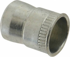 RivetKing - 1/4-20 UNC, Zinc-Plated, Steel Knurled Rivet Nut Inserts - 0.391" to 0.396" Grip, 3/8" Drill Size - Caliber Tooling