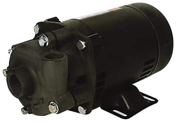 Pentair - ODP Motor, 115/208-230 Volt, 1 Phase, 1 HP, Cast Iron Straight Pump - 1-1/4 Inch Inlet, 1 Inch Outlet, 58 Max Head psi, Bronze Impeller, Cast Iron Shaft, Buna-N Seal, 58 Ft. Shut Off - Caliber Tooling