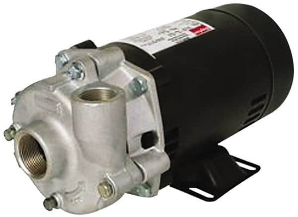 Pentair - ODP Motor, 208-230/460 Volt, 3 Phase, 1-1/2 HP, Stainless Steel Straight Pump - 1-1/4 Inch Inlet, 1 Inch Outlet, 67 Max Head psi, Stainless Steel Impeller, Viton Seal, 67 Ft. Shut Off - Caliber Tooling