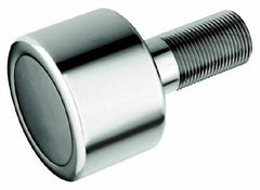 Accurate Bushing - 1-3/4" Roller Diam x 1-3/16" Width, 3/4" Stud Diam x 1-3/4" Length, Plain Load Roller - Steel, 7/8" Thread Length, 3/4-16 Thread, 2,520 Lb Dynamic Cap, 1,370 Lb Static Cap - Caliber Tooling