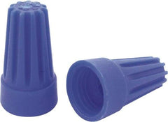 Ideal - 3, 20 to 3, 16 AWG, 300 Volt, Flame Retardant, Standard Twist on Wire Connector - Blue, 221°F - Caliber Tooling