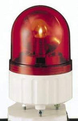 Schneider Electric - 24 VAC/VDC, 125 mAmp, Rotating Beacon LED Light - Surface Mounted, 5.81 Inch High, 84mm Diameter, 138 Flashes per min - Caliber Tooling