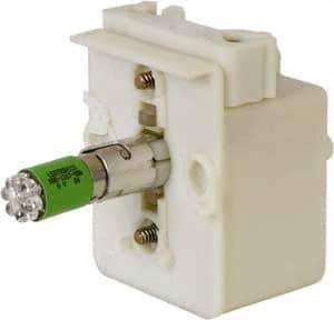 Schneider Electric - 6 VAC/VDC LED Light Module - Screw Clamp Connector, 35mm OAL x 54mm Wide, Dust-tight, Oiltight, Shock Resistant, Vibration Resistant, Watertight - Caliber Tooling