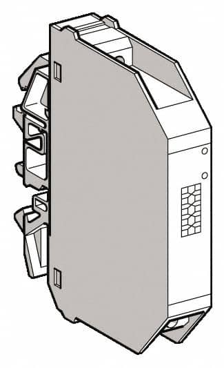 Schneider Electric - 18 Milliamp, Interface Relay Module - DIN Rail Mount, 23 to 104°F, 24 VDC - Caliber Tooling