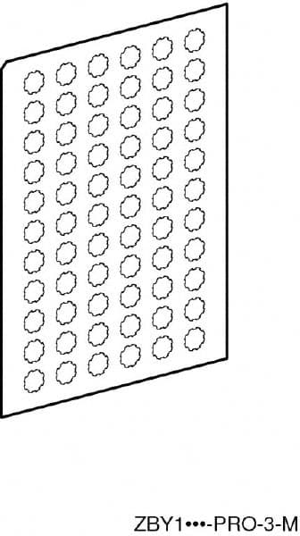 Schneider Electric - Round, Legend Plate Insert - I - Caliber Tooling