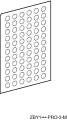 Schneider Electric - Round, Legend Plate Insert - I - Caliber Tooling