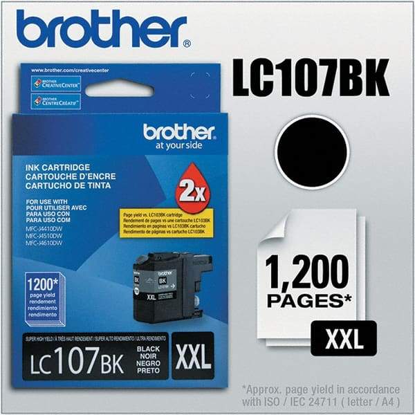 Brother - Black Ink Cartridge - Use with Brother MFC-J4310DW, J4410DW, J4510DW, J4610DW, J4710DW - Caliber Tooling