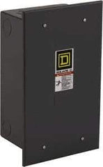 Square D - 1 NEMA Rated, 10 Pole, Electrically Held Lighting Contactor - 20 A (Tungsten), 30 A (Fluorescent), 110 VAC at 50 Hz, 120 VAC at 60 Hz, 10NO Contact Configuration - Caliber Tooling