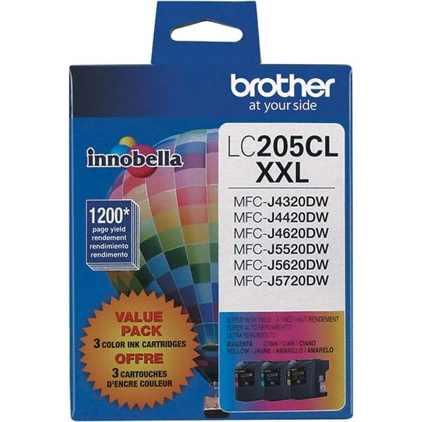 Brother - Cyan, Magenta & Yellow Ink Cartridge - Use with Brother MFC-J4320DW, J4420DW, J4620DW, J5520DW, J5620DW, J5720DW - Caliber Tooling