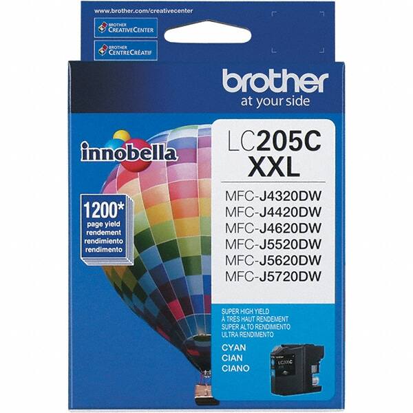 Brother - Cyan Ink Cartridge - Use with Brother MFC-J4320DW, J4420DW, J4620DW, J5520DW, J5620DW, J5720DW - Caliber Tooling