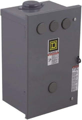 Square D - 3R NEMA Rated, 4 Pole, Electrically Held Lighting Contactor - 20 A (Tungsten), 30 A (Fluorescent), 110 VAC at 50 Hz, 120 VAC at 60 Hz, 4NO Contact Configuration - Caliber Tooling