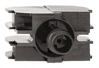 Schneider Electric - NO/NC, 3 Amp, Electrical Switch Contact Block - 240 VAC, Screw Terminal, For Use with XACB, XACM - Caliber Tooling