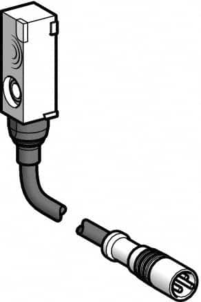 Telemecanique Sensors - NPN, Flat, Inductive Proximity Sensor - 3 Wires, IP67, 12 to 24 VDC, 8mm Wide - Caliber Tooling