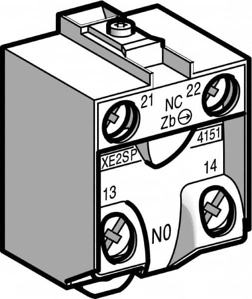 Telemecanique Sensors - NO/NC, Electrical Switch Contact Block - Caliber Tooling