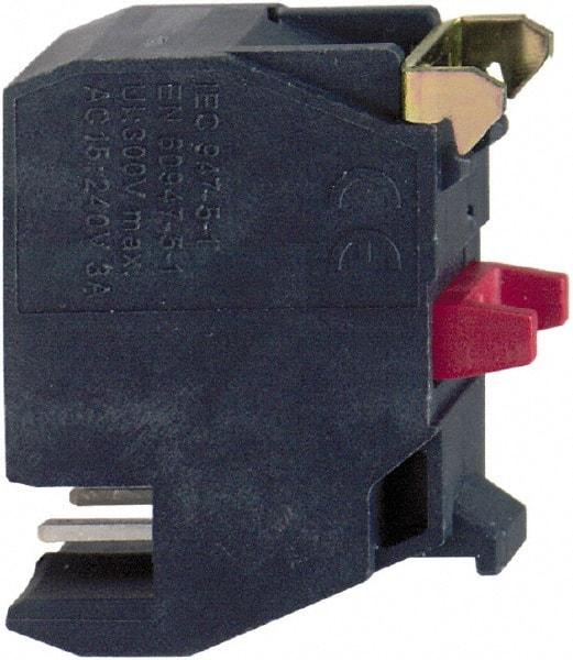 Schneider Electric - NC, Multiple Amp Levels, Electrical Switch Contact Block - Plug-in Terminal - Caliber Tooling