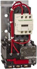 Schneider Electric - 120 Coil VAC, 9 Amp, Nonreversible Open Enclosure NEMA Motor Starter - 3 Phase hp: 1-1/2 at 200 VAC, 1-1/2 at 230 VAC, 2 at 460 VAC, 2 at 575 VAC - Caliber Tooling