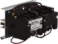 Square D - 4 Pole, 110 Coil VAC at 50 Hz and 120 Coil VAC at 60 Hz, 27 Amp NEMA Contactor - Open Enclosure, 50 Hz at 110 VAC and 60 Hz at 120 VAC - Caliber Tooling