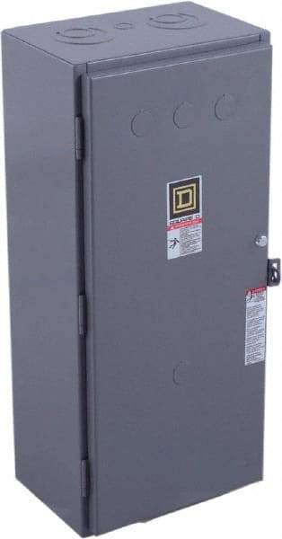 Square D - 1 NEMA Rated, 4 Pole, Electrically Held Lighting Contactor - 100 A (Tungsten), 277 VAC at 60 Hz - Caliber Tooling