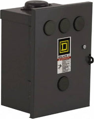 Square D - 3R NEMA Rated, 3 Pole, Electrically Held Lighting Contactor - 100 A (Tungsten), 110 VAC at 50 Hz, 120 VAC at 60 Hz - Caliber Tooling