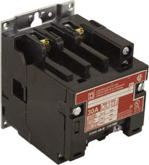 Square D - No Enclosure, 2 Pole, Electrically Held Lighting Contactor - 30 A (Tungsten), 208 VAC at 60 Hz - Caliber Tooling