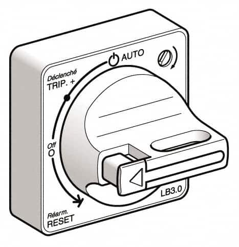 Schneider Electric - Starter Handle Kit - For Use with TeSys U, TySys GV3 - Caliber Tooling