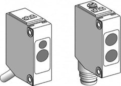 Telemecanique Sensors - M8 Connector, 15m Nominal Distance, Shock and Vibration Resistant, Through Beam Photoelectric Sensor - 12 to 24 VDC, 1000 Hz, PBT, 20mm Long x 11mm Wide x 43mm High - Caliber Tooling