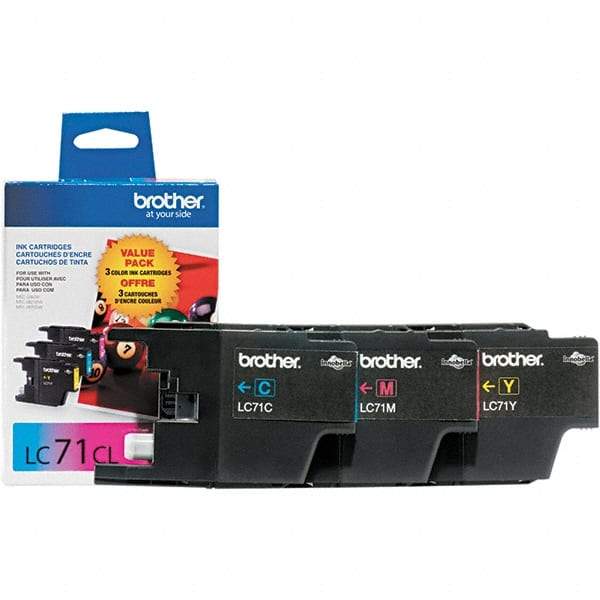 Brother - Cyan, Magenta & Yellow Ink Cartridge - Use with Brother MFC-J280W, J425W, J430W, J435W, J625DW, J825DW, J835DW - Caliber Tooling