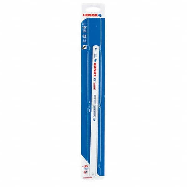 Lenox - Hand Hacksaw Blades Blade Material: Bi-Metal Blade Length (Inch): 10 - Caliber Tooling