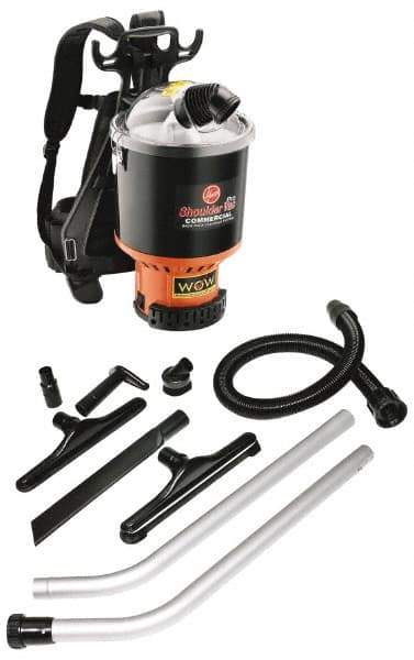 Hoover - Backpack Vacuum Cleaner - 1.3 hp, 8.5 Amps, 9.2 Lb, Accessories Included - Caliber Tooling