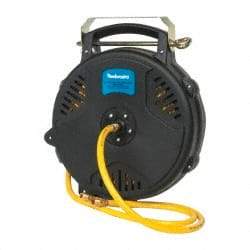 PRO-SOURCE - 50' Spring Retractable Hose Reel - 300 psi, Hose Included - Caliber Tooling