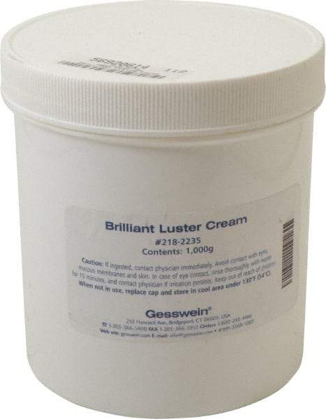 Made in USA - 1,000 g Polishing Compound - Use on Aluminum, Brass, Bronze, Chrome & Steel - Caliber Tooling