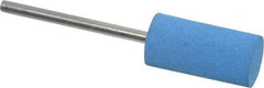 Value Collection - 10mm Max Diam x 20mm Long, Cylinder, Rubberized Point - Medium Grade, Ceramic, Mounted - Caliber Tooling