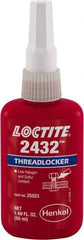 Loctite - 50 mL, Blue, Medium Strength Liquid Threadlocker - 24 hr Full Cure Time - Caliber Tooling