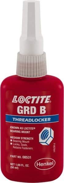 Loctite - 50 mL, Yellow, Medium Strength Liquid Threadlocker - Caliber Tooling