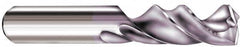 SGS - #7 145° Spiral Flute Solid Carbide Screw Machine Drill Bit - Caliber Tooling