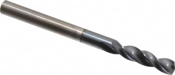 SGS - Letter E (1/4) 145° Spiral Flute Solid Carbide Screw Machine Drill Bit - Caliber Tooling