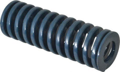 Dayton Lamina - 1-1/4" Hole Diam, 5/8" Rod Diam, 3-1/2" Free Length, Blue Die Spring - 34.2 Lb Max Deflection, 1.31" Max Deflection, Medium Duty - Caliber Tooling