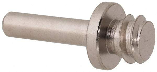 Weiler - 1/4" Max Diam, Abrasive Disc Mandrel - For Abrasive Discs - Caliber Tooling