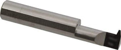 Accupro - 1" Cutting Depth, 8 Max TPI, 0.49" Diam, Acme Internal Thread, Solid Carbide, Single Point Threading Tool - Bright Finish, 3" OAL, 1/2" Shank Diam, 0.12" Projection from Edge, 29° Profile Angle - Exact Industrial Supply