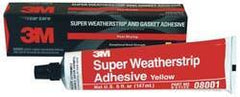 3M - 5 oz Weatherstrip Adhesive - Yellow, -20 to 300°F - Caliber Tooling