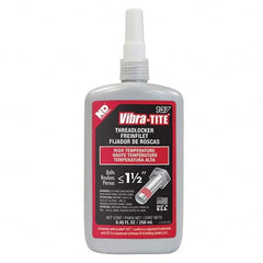 Vibra-Tite - 250 mL Bottle, Red, High Temp/High Strength Threadlocker - Caliber Tooling